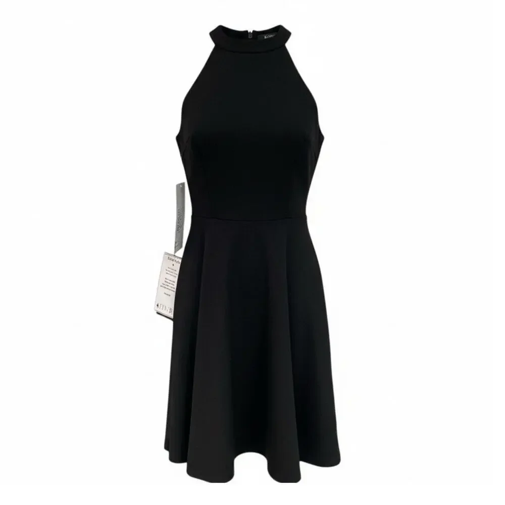 Emerald Sundae Black Mini Dress with Rinestone Waist XXS - Picture 3 of 6